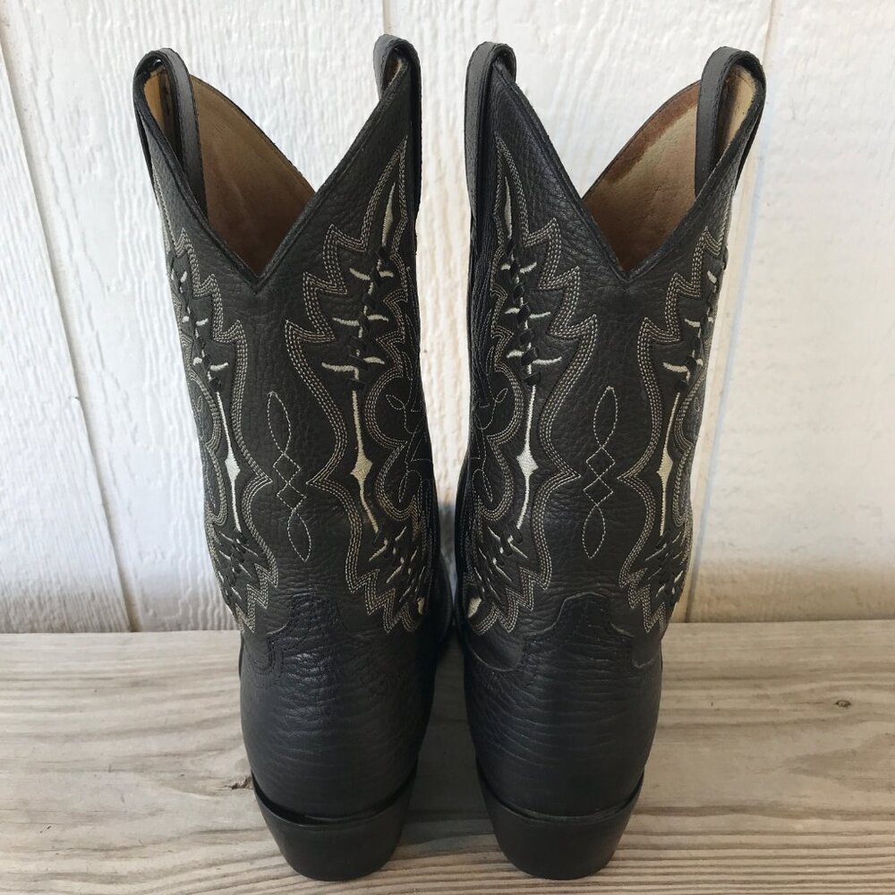 Ariat Buckstitch Bull Shoulder Mens Black Cowboy Western Boots 10.5 D 37423 - Picture 13 of 13